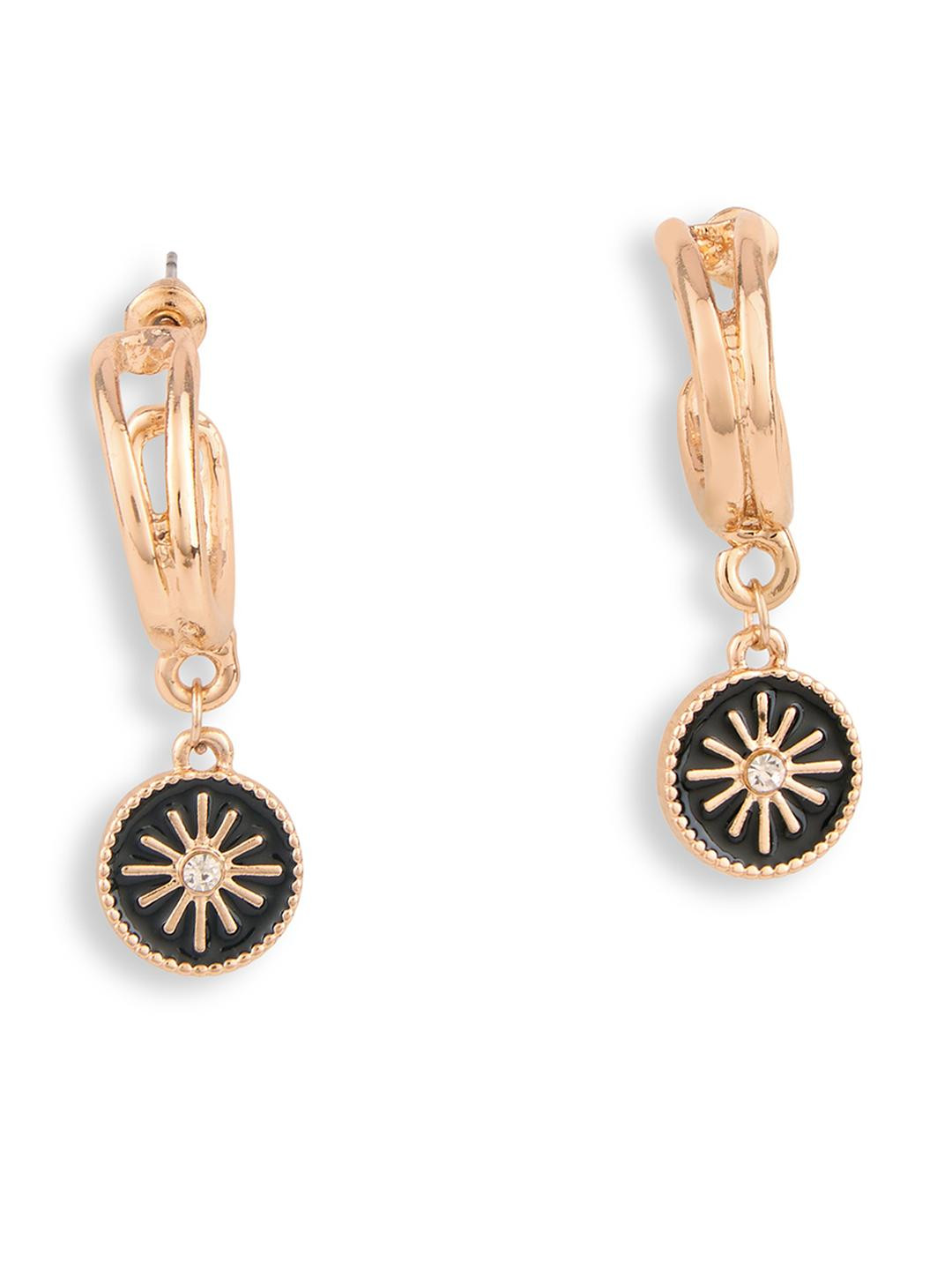 Namaste Jewels Brass-Plated Alloy Drop Earrings
