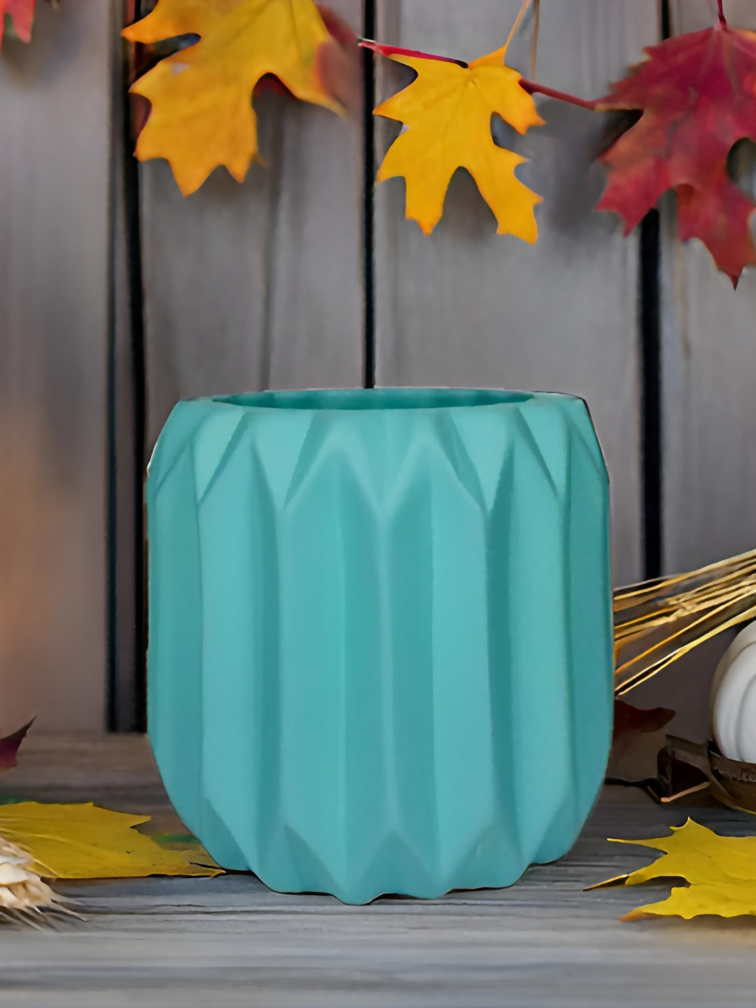 LASAKI Kavira Blue Aqua Ceramic Planters