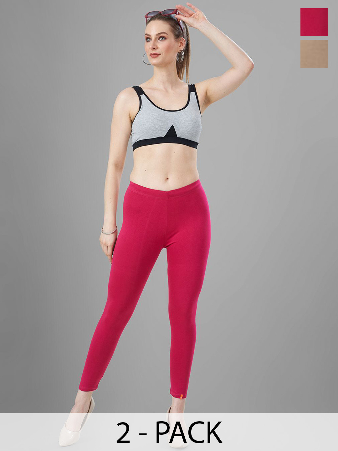 T19 Women Tan Leggings