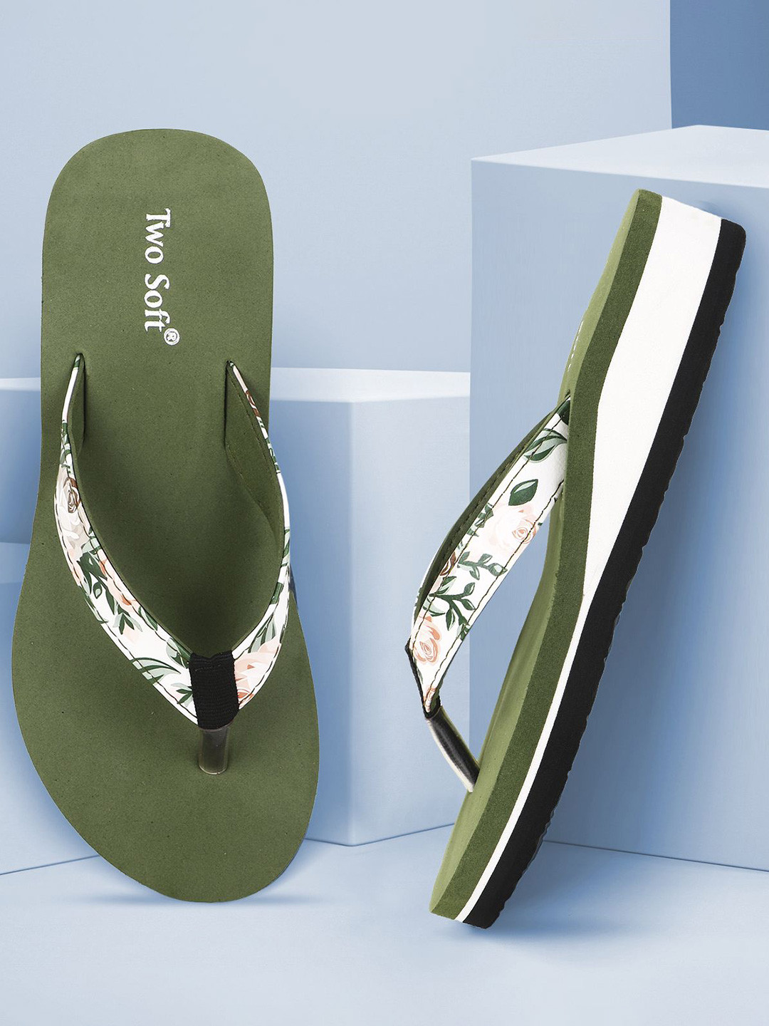 TWO SOFT Women Printed Slip-On