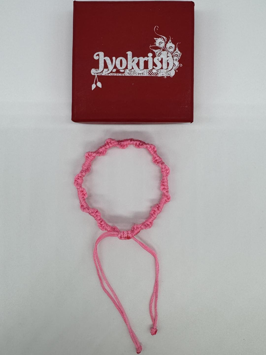 Pink Silk Dori Spring Bracelet