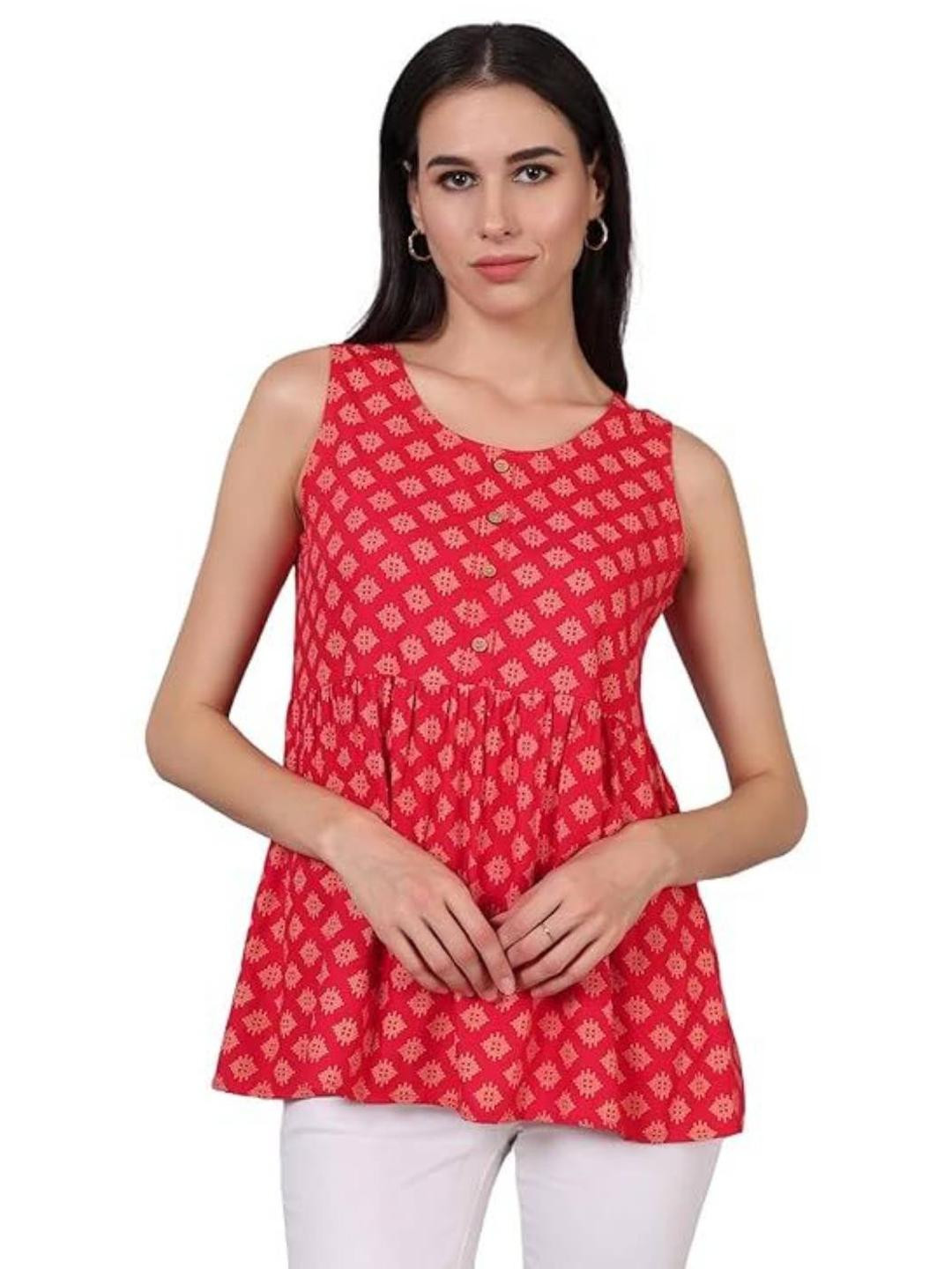 TRENDER Women Red Tshirts