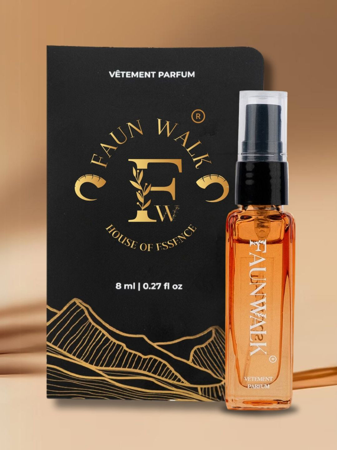 FAUN WALK Men Stoic Long Lasting Eau De Parfum- 8 ml