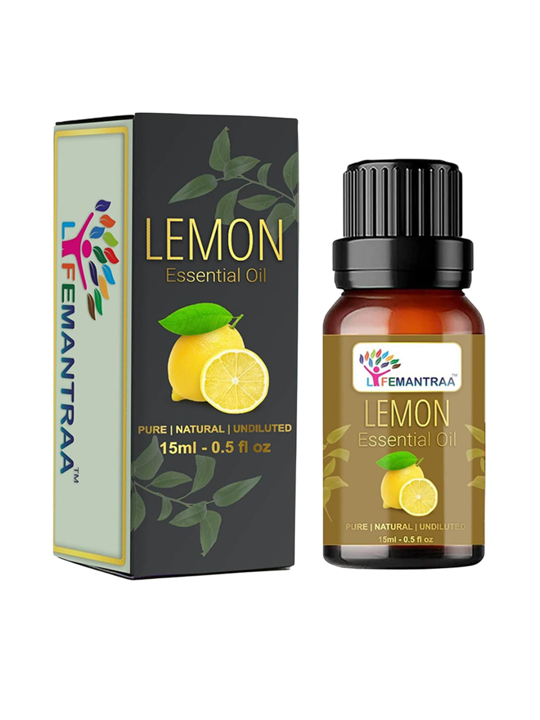Lifemantraa Lemon Essential Oil For Skin Face & Hair 15 ml