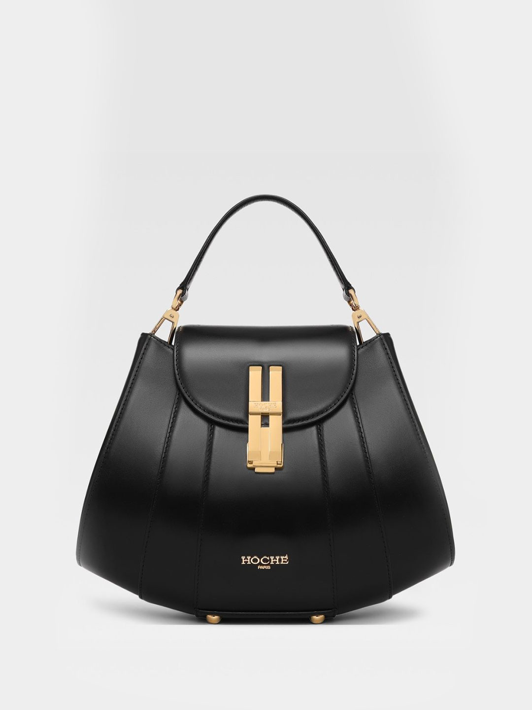 Hoche Paris Leather Structured Handheld Bag