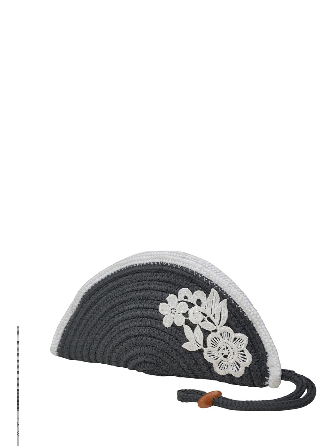AURKA Floral Embroidered Purse Clutch With Wrist Loop