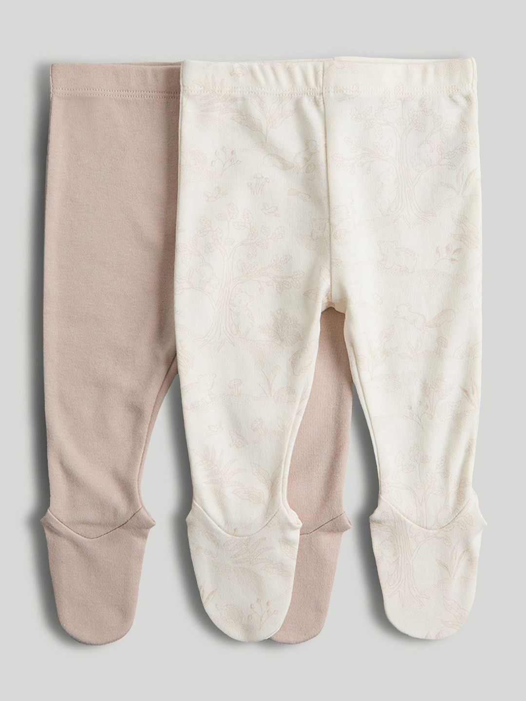 mothercare Infants Pack Of 2 Cotton Little Bear Stockings