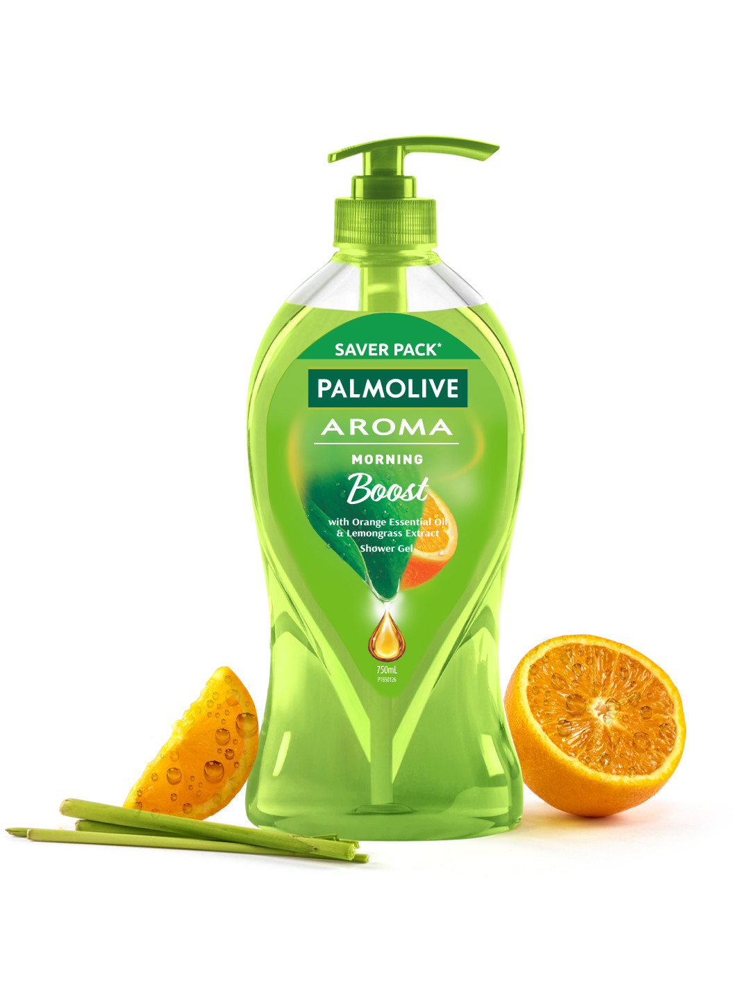 Palmolive Aroma Morning Tonic Shower Gel with Orange & Lemongrass - 750 ml