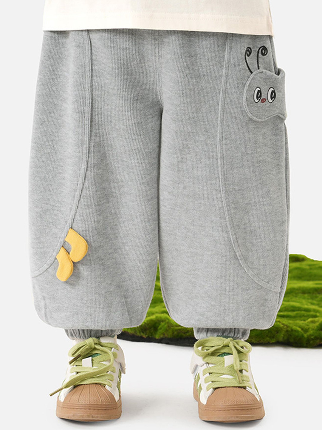 LULU & SKY Boys Jogger High-Rise Applique Trousers