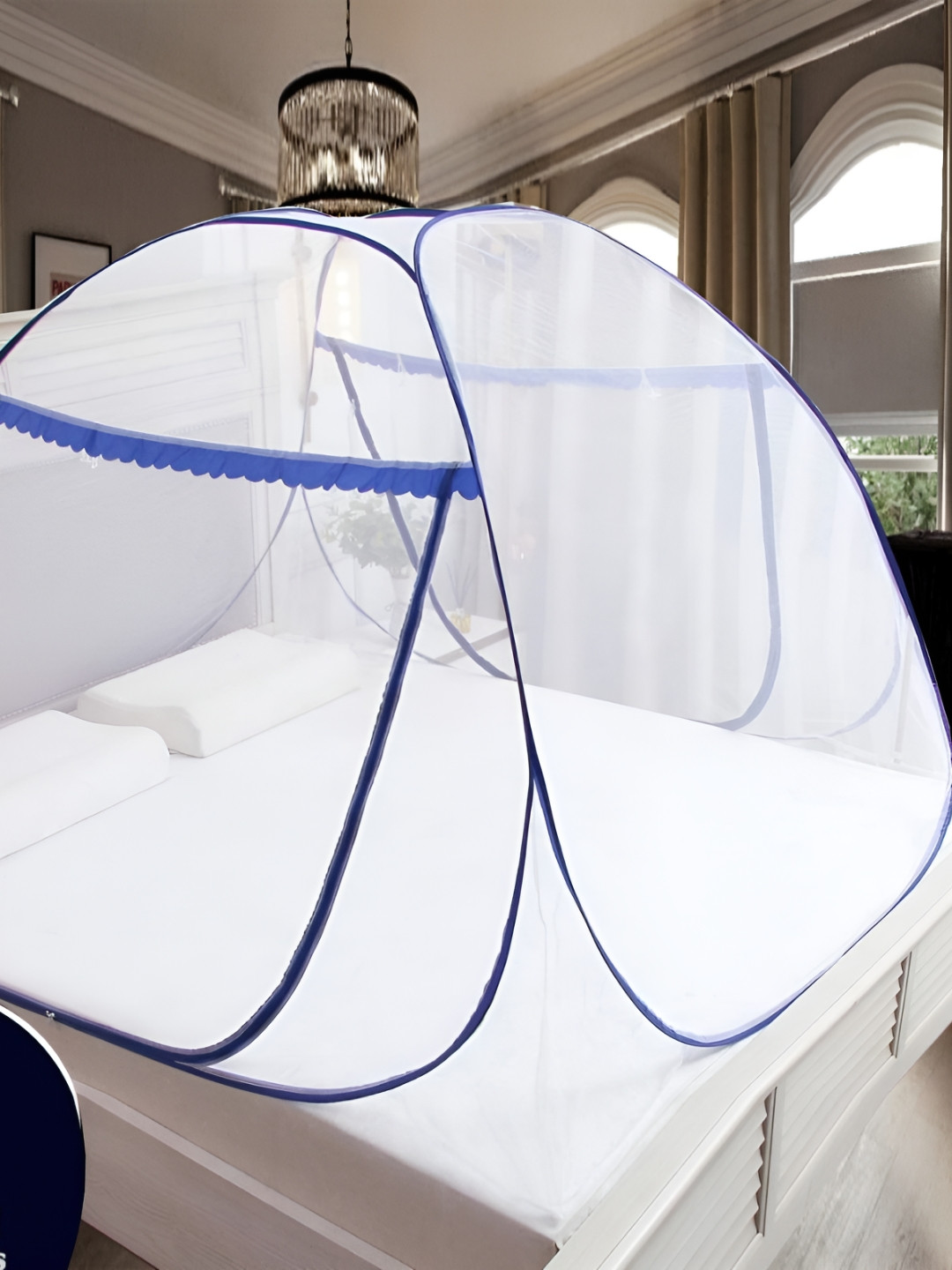 didhiti White Super King Size Tent Mosquito Net