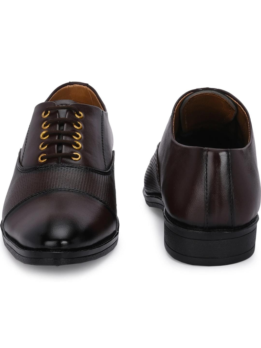KATENIA Men Leather Oxford Lace Up Formal Shoes