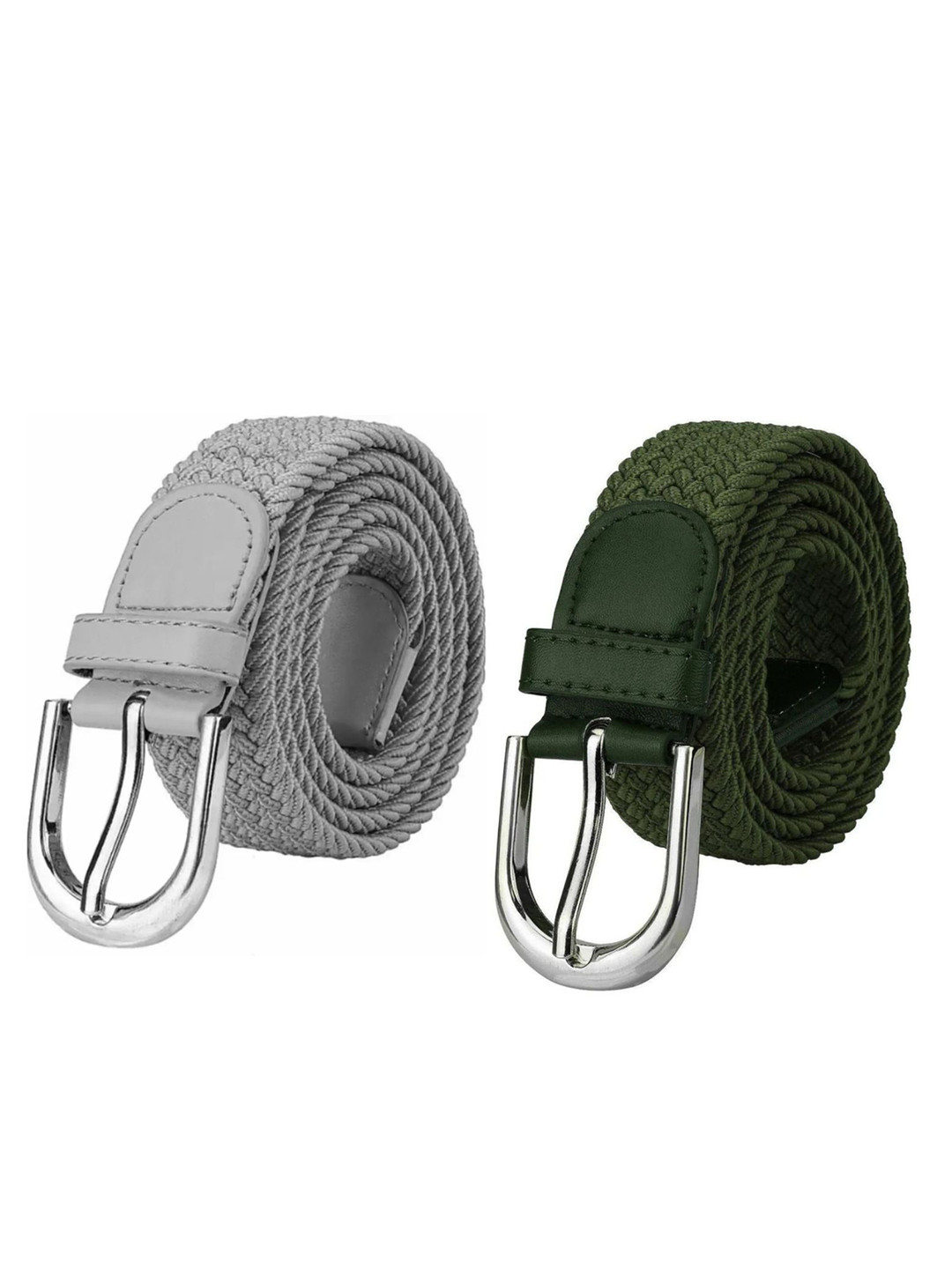 Niddleman Women Pack Of 2 Braided Belts