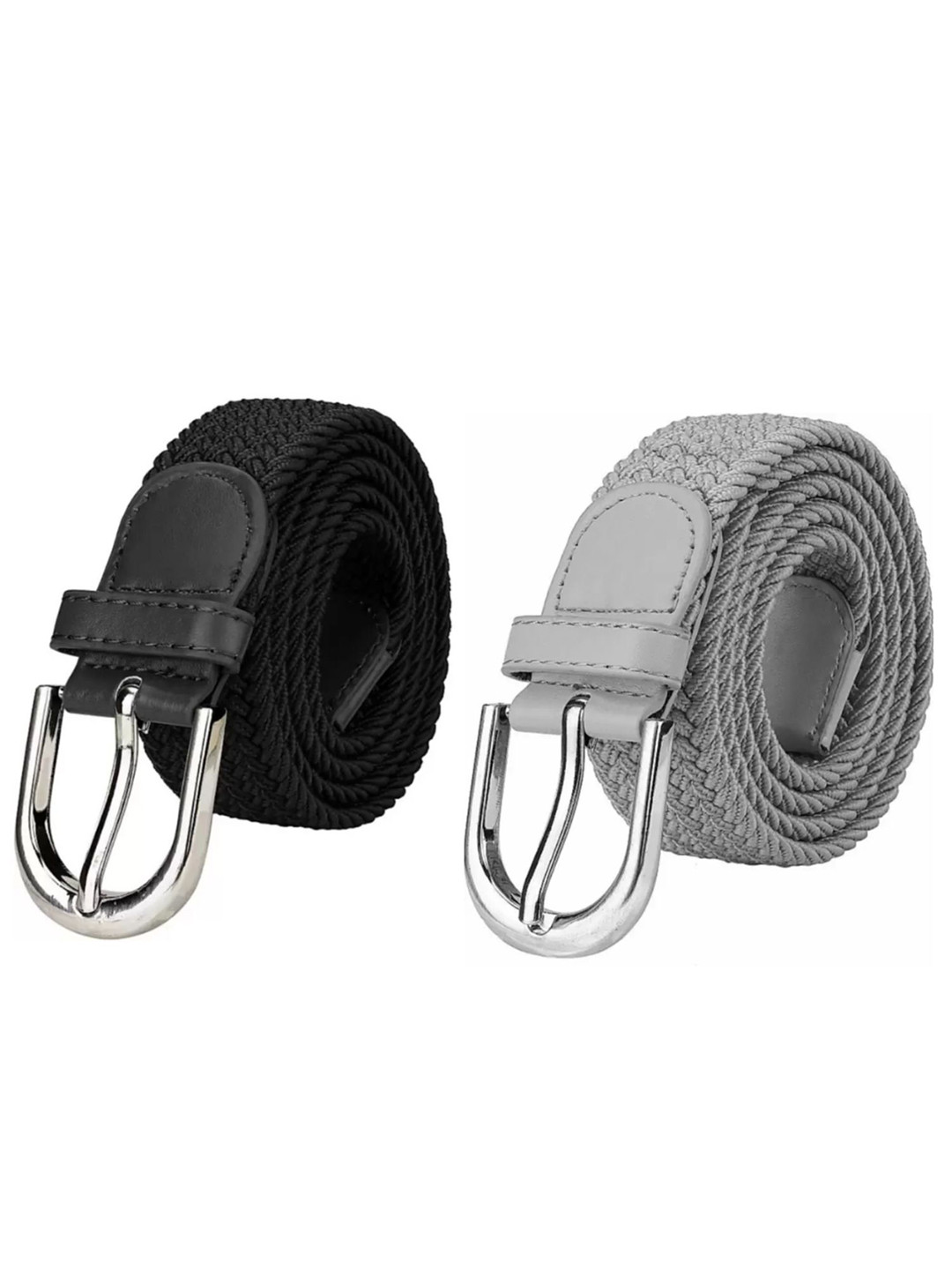 Niddleman Women Pack Of 2 Braided Belts