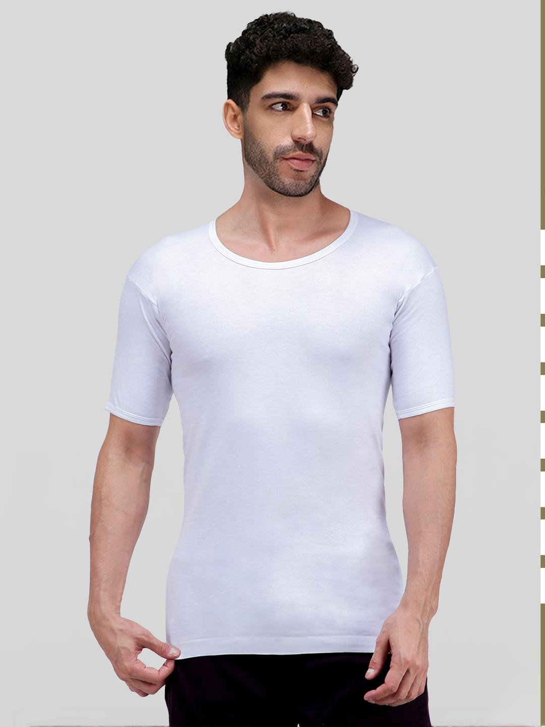 AMUL COMFY Men Pack of 8 Cotton Undershirt