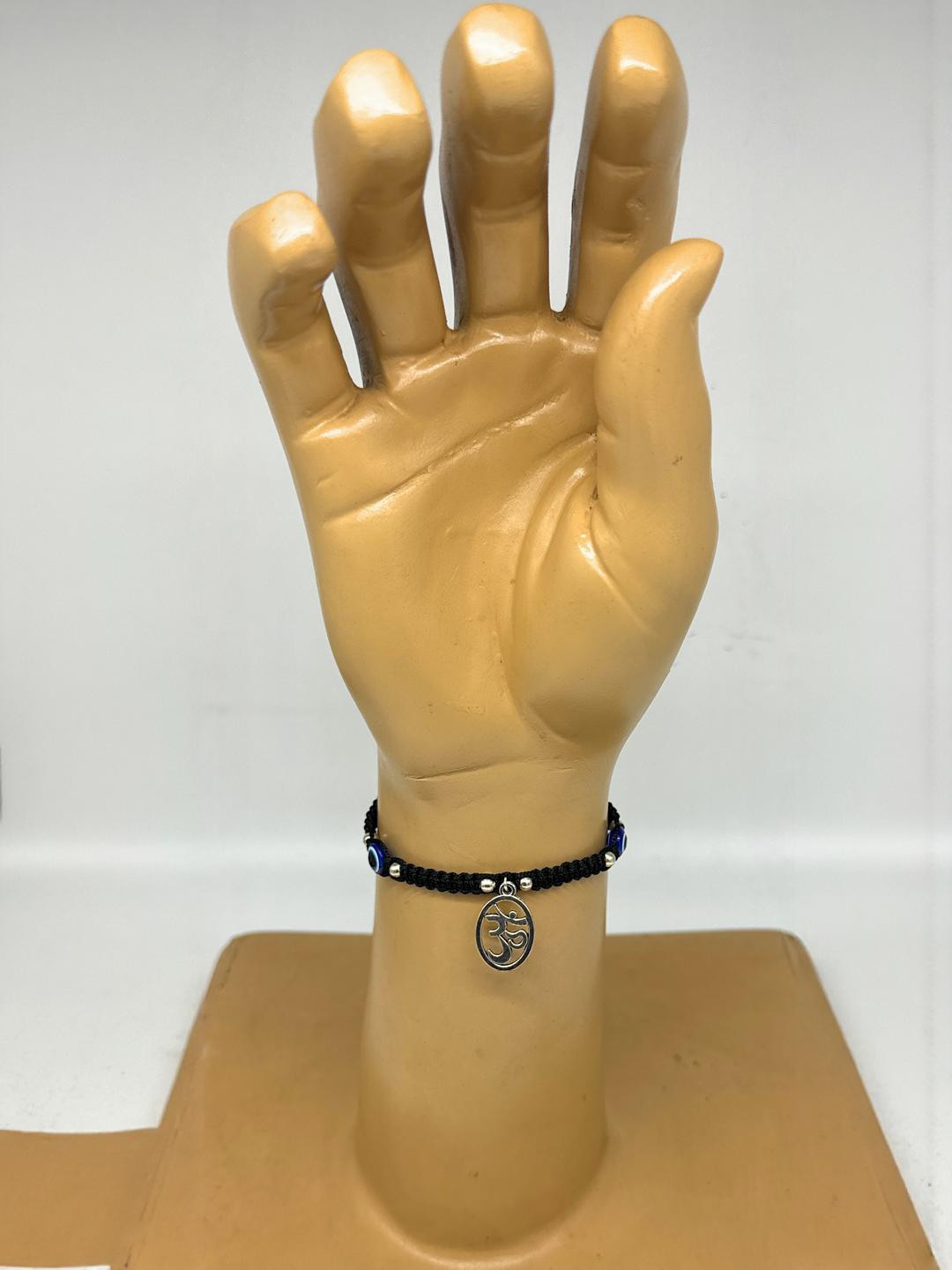 Bk silk dori Om-1 evil eye Bracelet