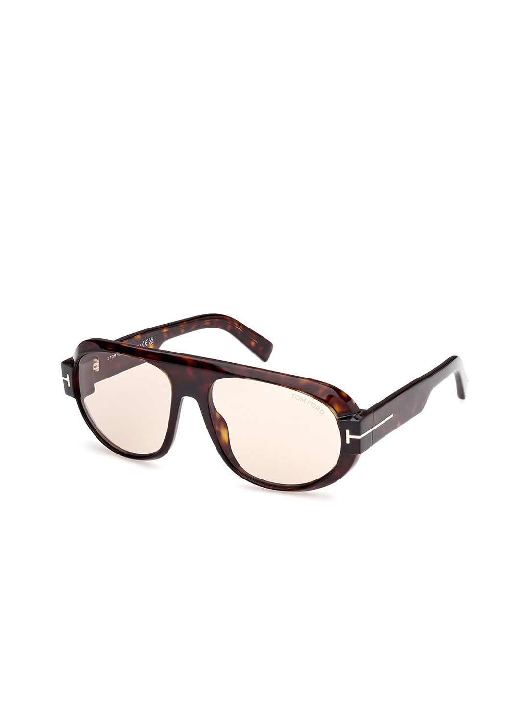 Tom Ford Men Aviator Sunglasses with UV Protected Lens FT1102 59 52E
