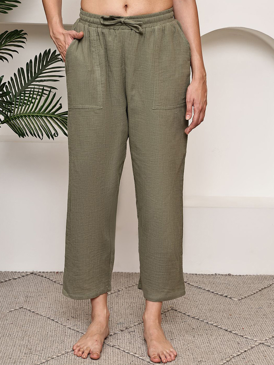 TAG 7 Cotton Straight Lounge Pants
