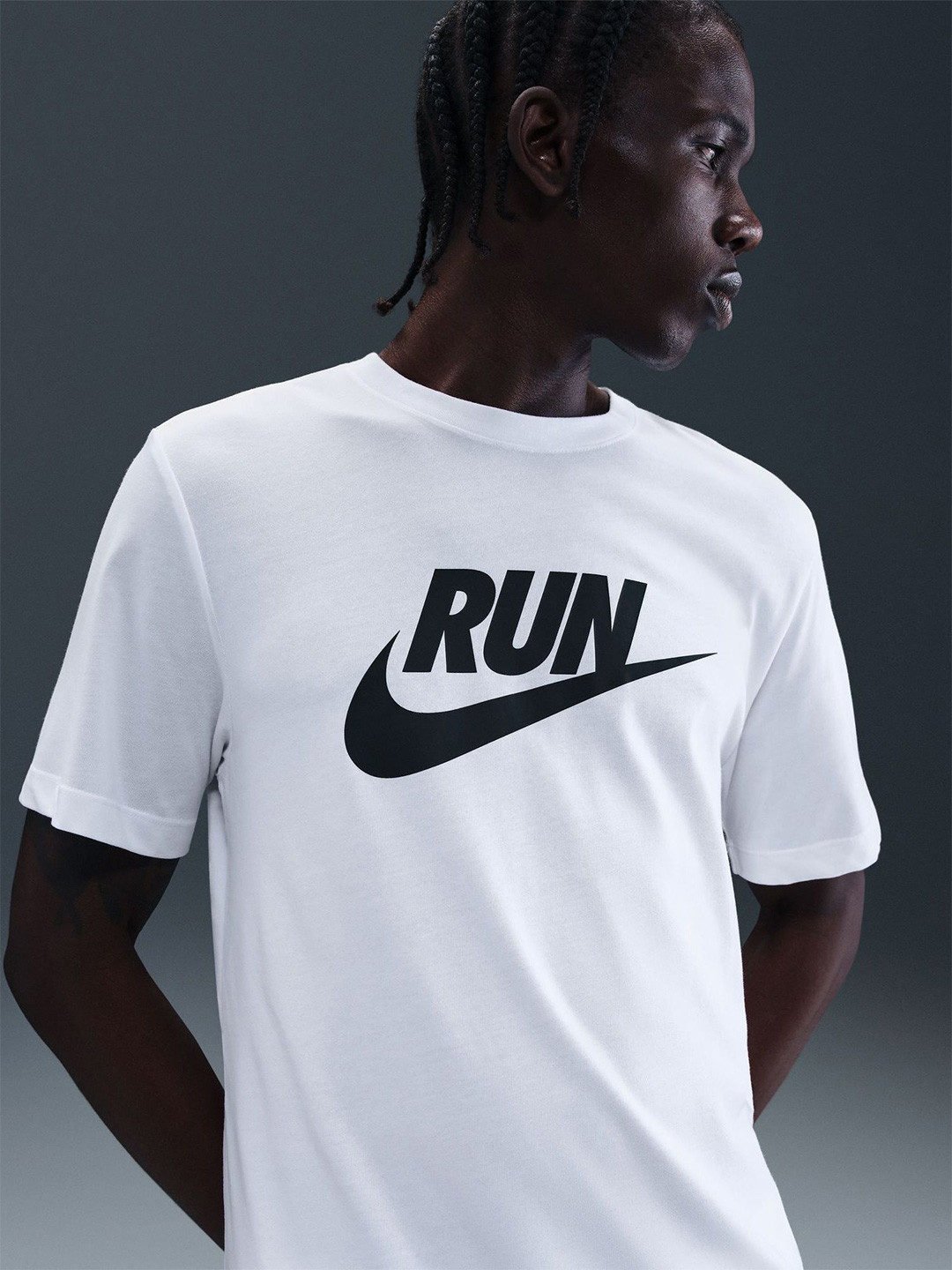 Nike Men Run Swoosh Dri-fit Tee