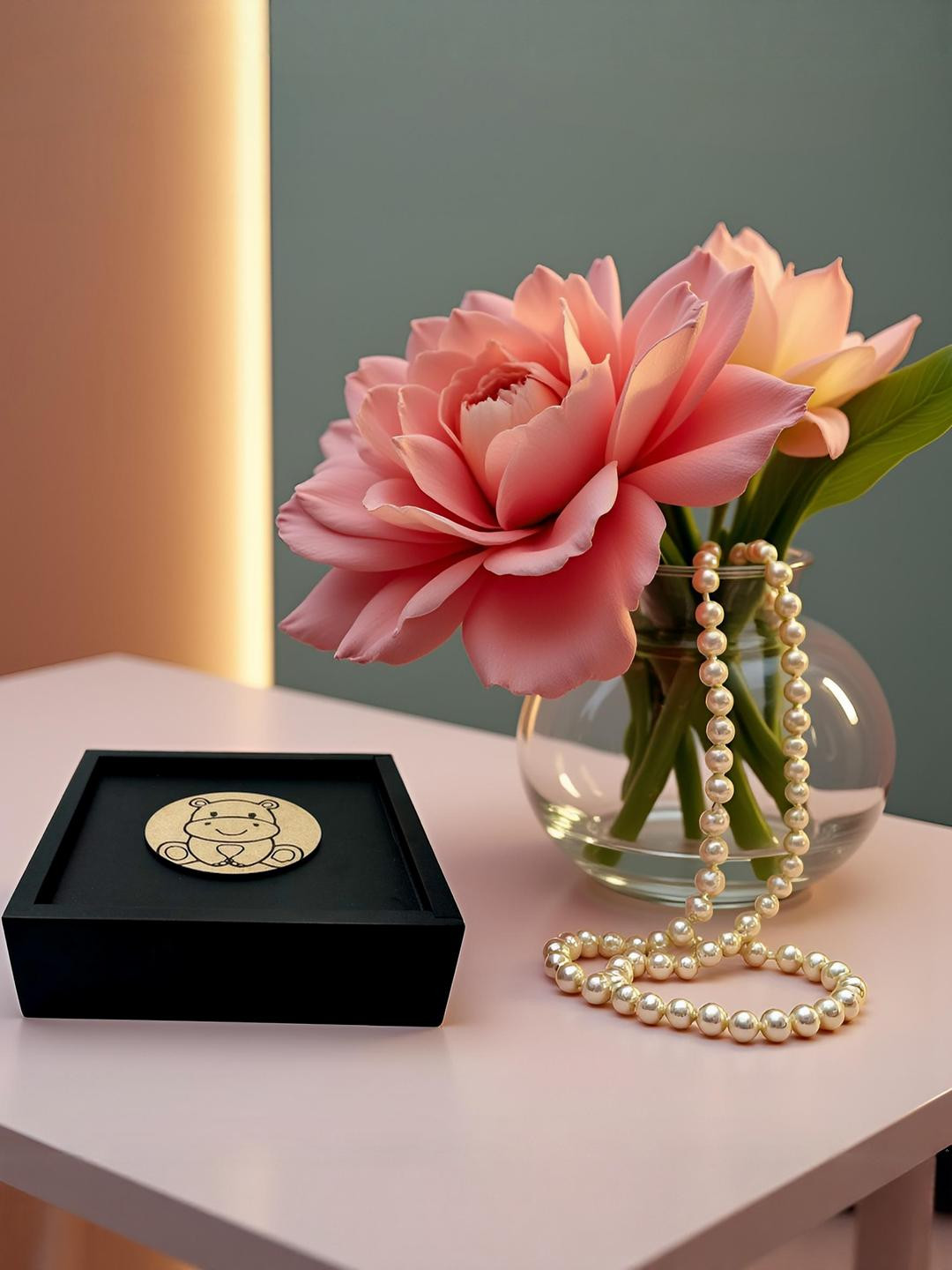 Angira handicrafts Wooden Multipurpose 4 Section Box