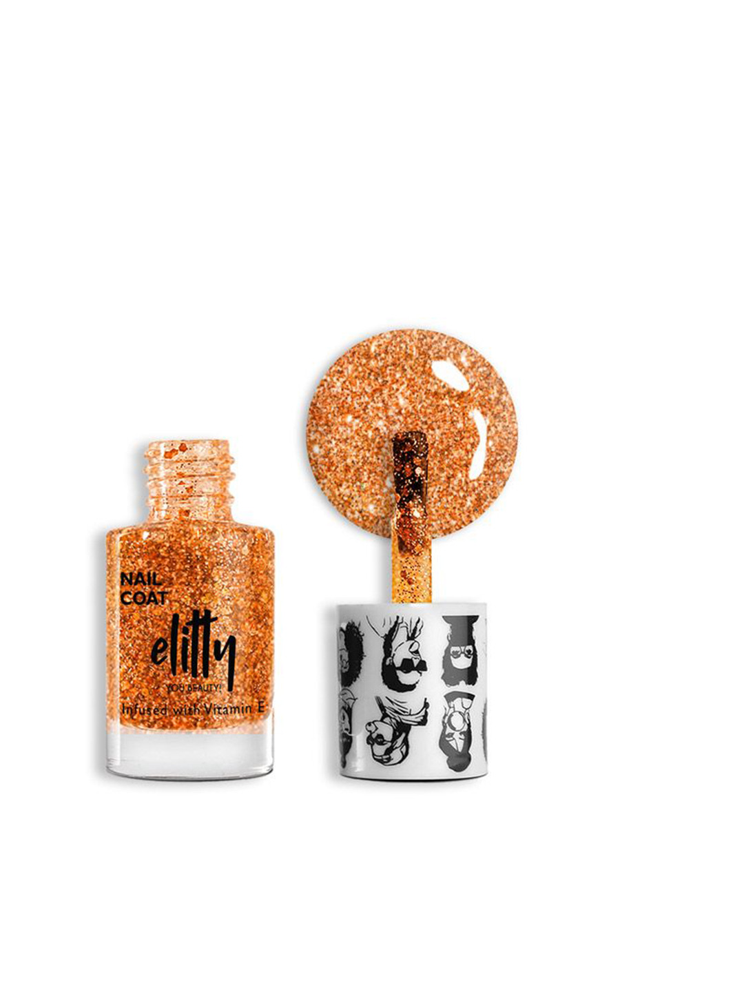 Elitty Rusty Orange Nail Paint - 6 ml- Y2K Baddie