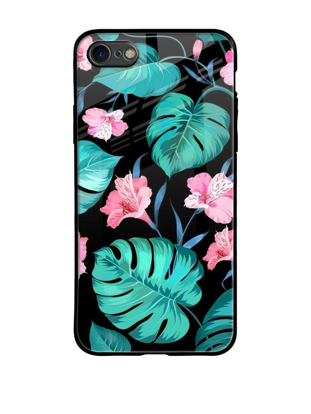 QRIOH Floral Printed iPhone 7 Back Case Mobile Accessories