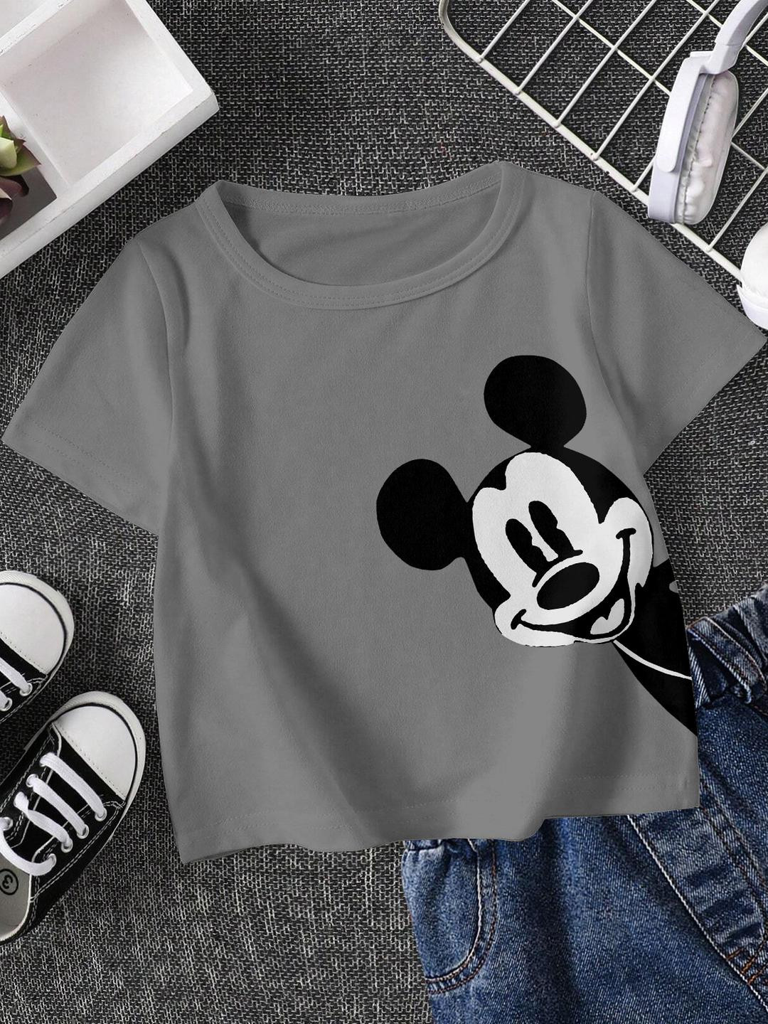 FIONAA TRENDZ Kids Grey Tshirts