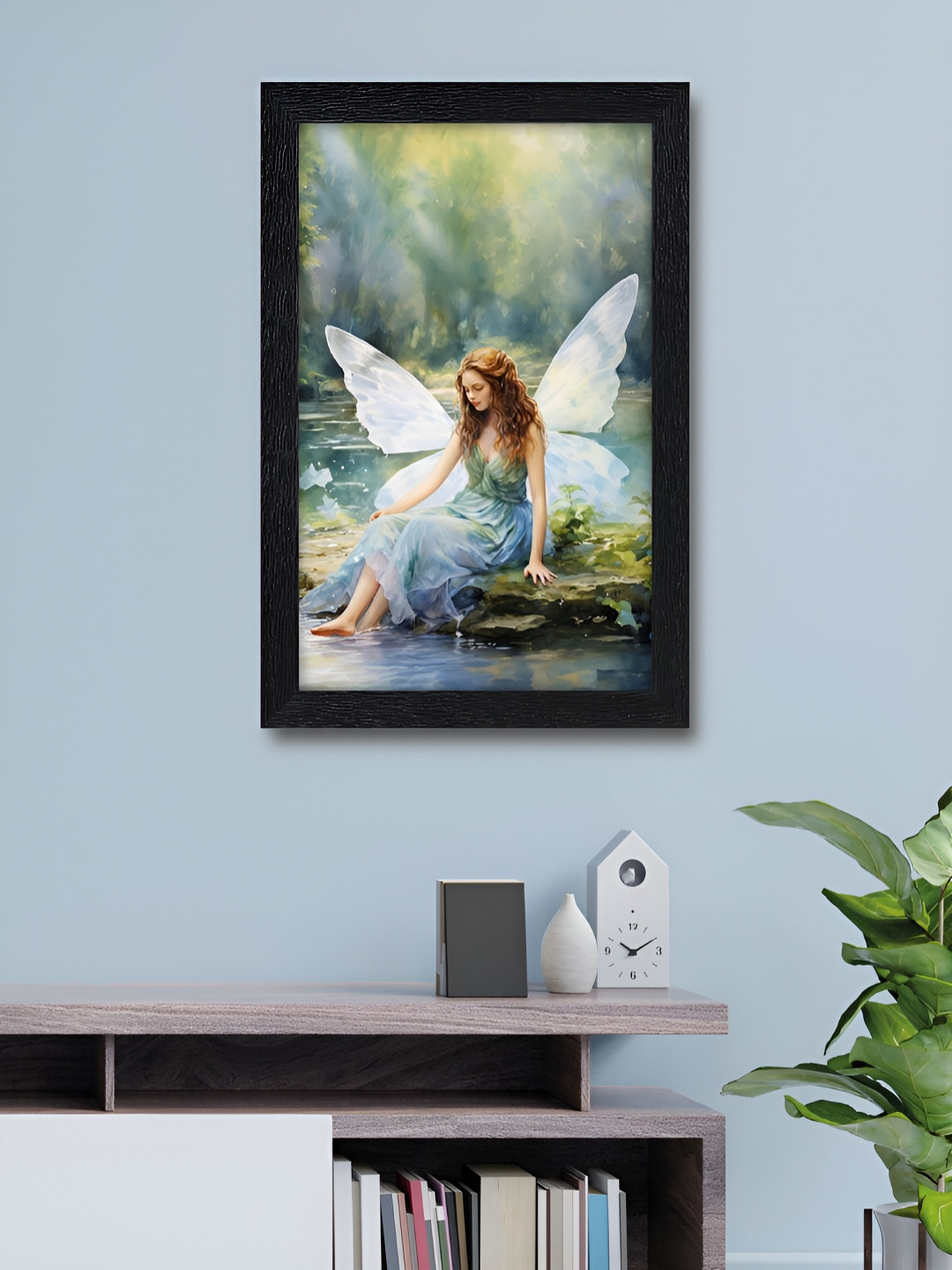 Aura Black & White Fairytale Magical Forest Wonderland Wall Art