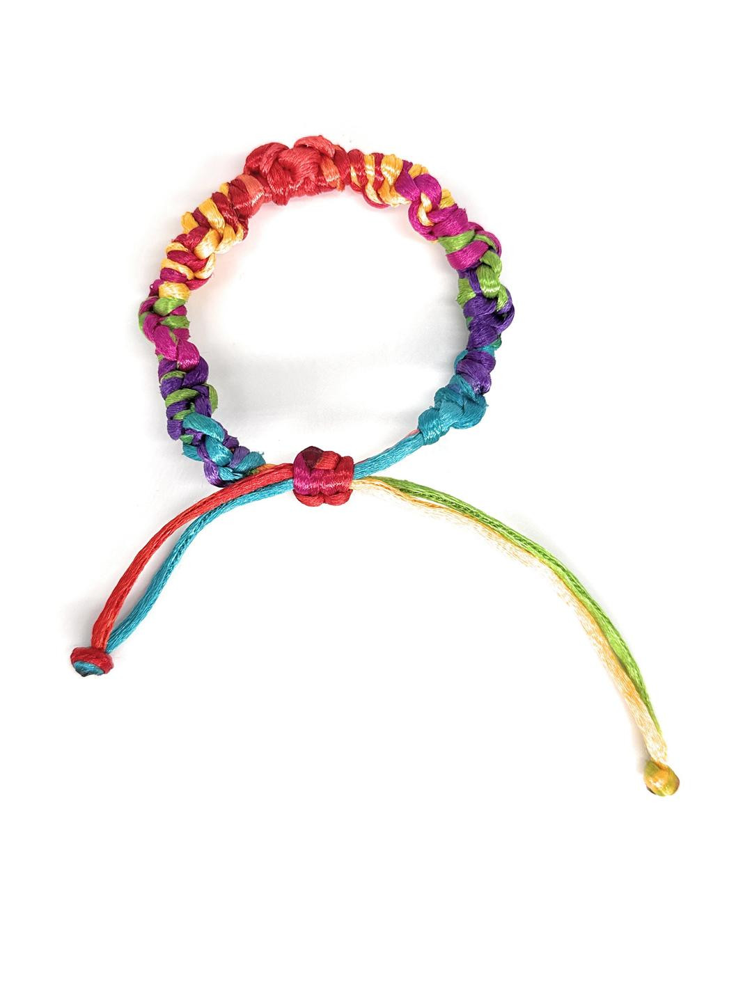 Multicolor Silk Dori Spring Bracelet