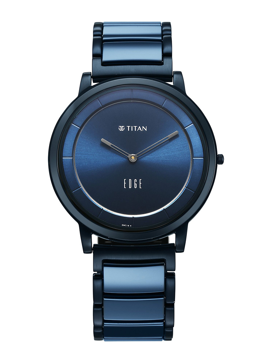 Titan Edge Melange Quartz Round Dial Men's Watch - 1878KD04