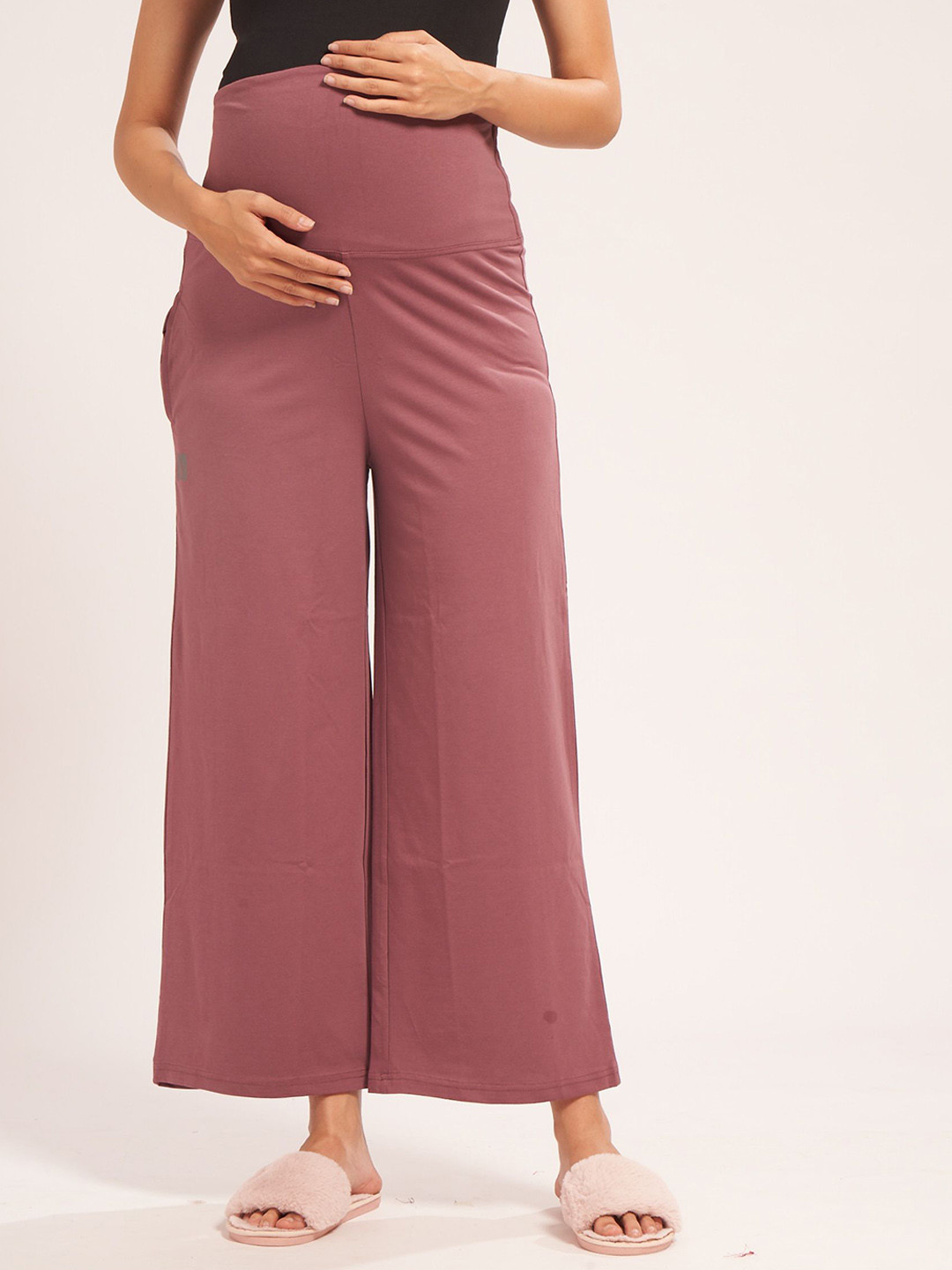 AV2 maternity trousers Women Comfort High-Rise Flat-Front Regular Trousers