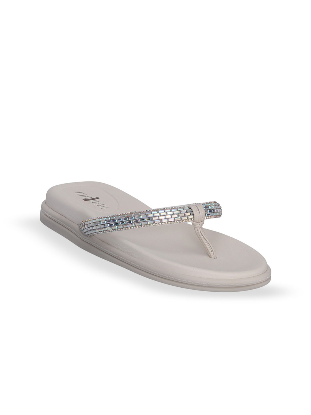 Ninaa Rossie Women Embellished Party Open Toe Flats