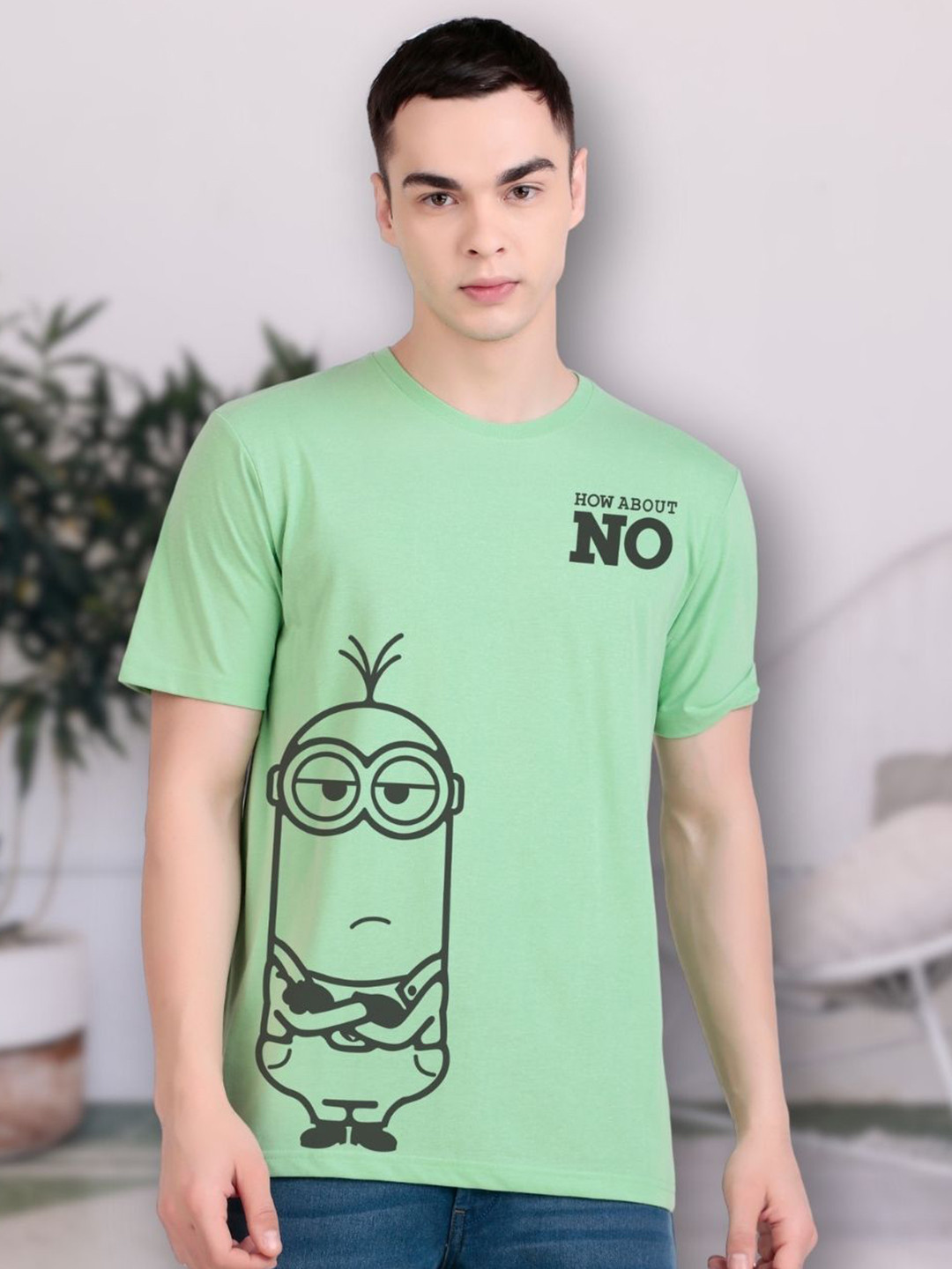 FLYIND VOGUE OUTFIT Graphic Printed Round Neck Regular Fit T-Shirt