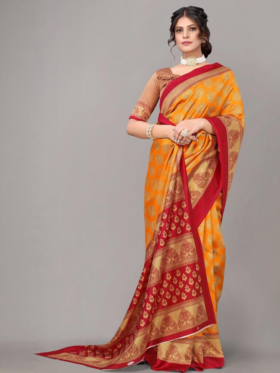 Lookmark Ethnic Motifs Art Silk Banarasi Saree