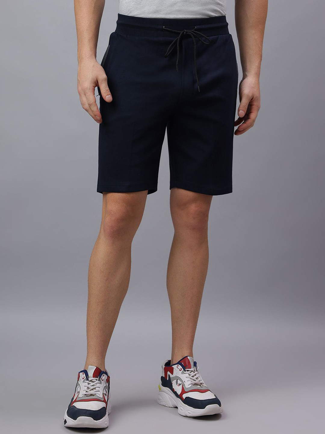 HO BINDAASS Men Regular Fit Mid-Rise Sports Shorts