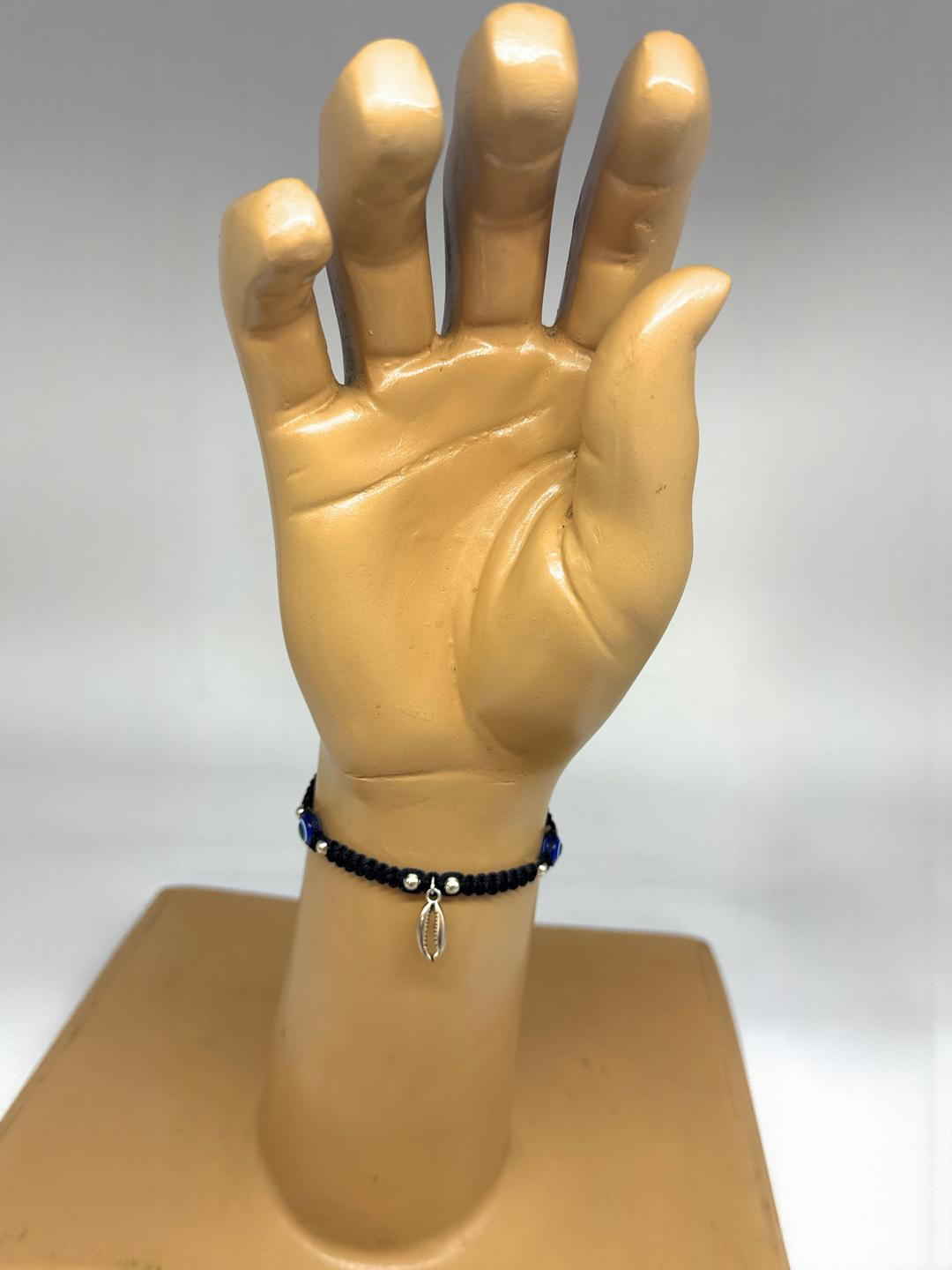 Bk silk dori Shell evil eye Bracelet