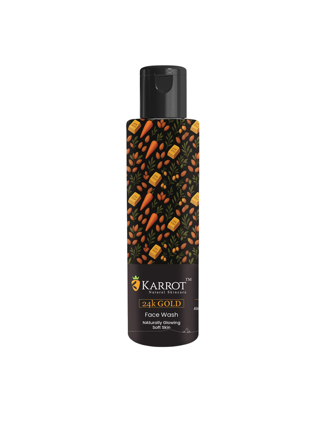 KARROT NATURAL SKINCARE 24K Gold Face Wash With Vitamin E - 20 ml