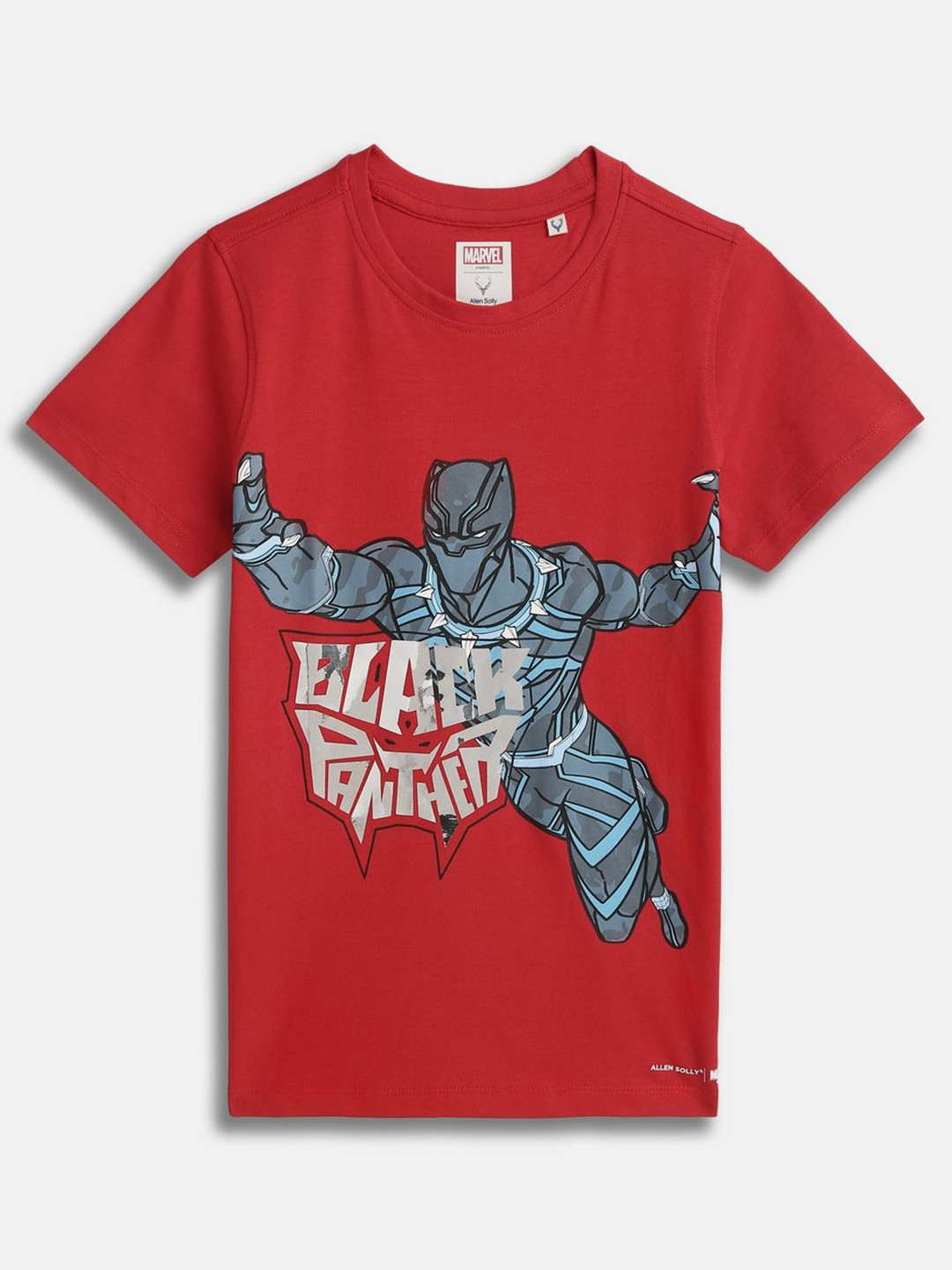 Allen Solly Junior Boys Graphic Printed Round Neck Pure Cotton T-shirt