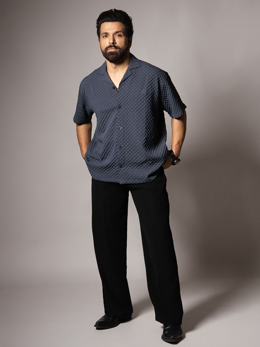 HOP HEAD Poporn Classic Relaxed Fit Casual Shirt