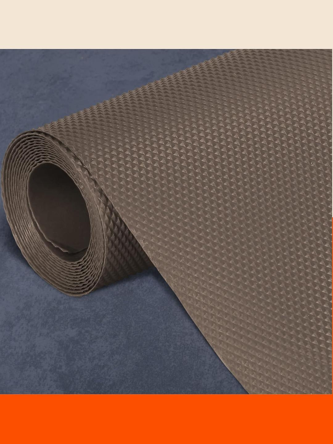 HOME ARK Coffee Brown Water Resistant Shelf Liners