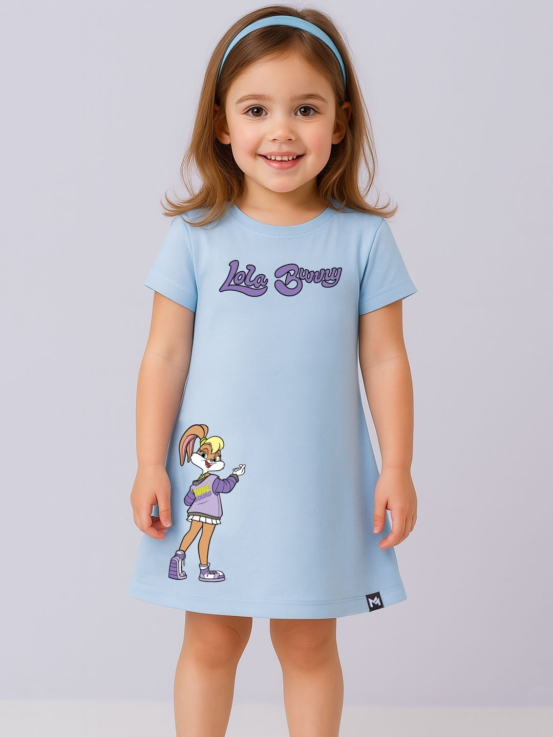 YK X Minute Mirth Lola Printed Pure Cotton A-Line Dress