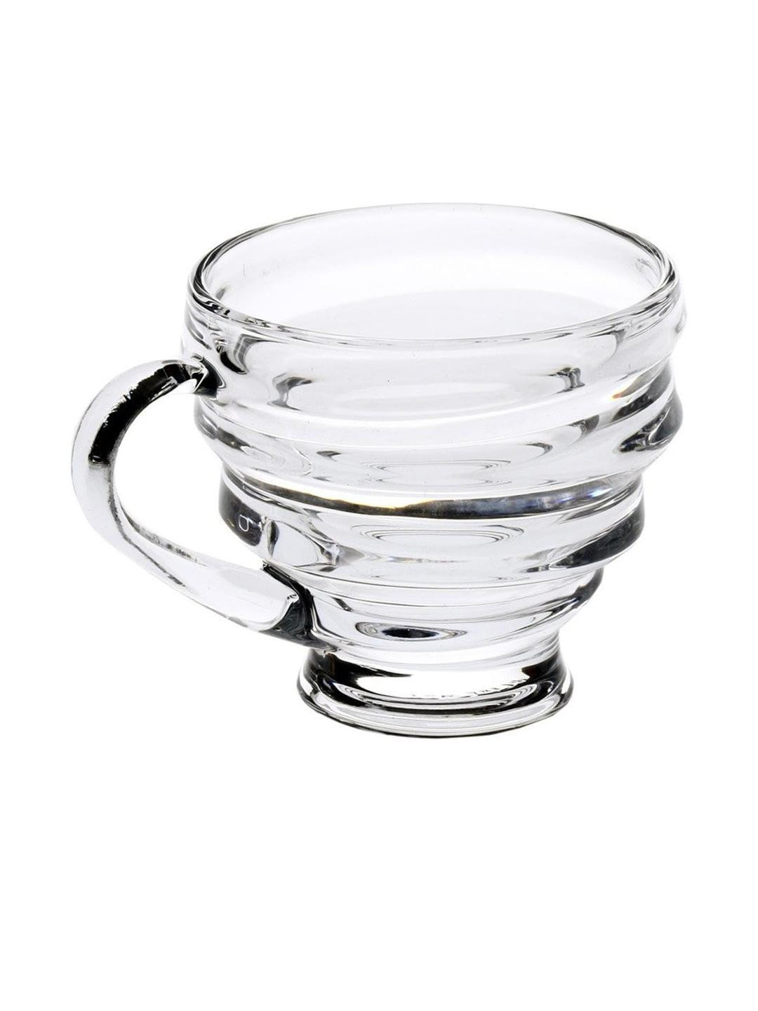 Somil Clear Glass Coffee & Tea Cup / Mug (150 Ml), Enjoy Your Drink in Style8.5 X 11 X 8Cm