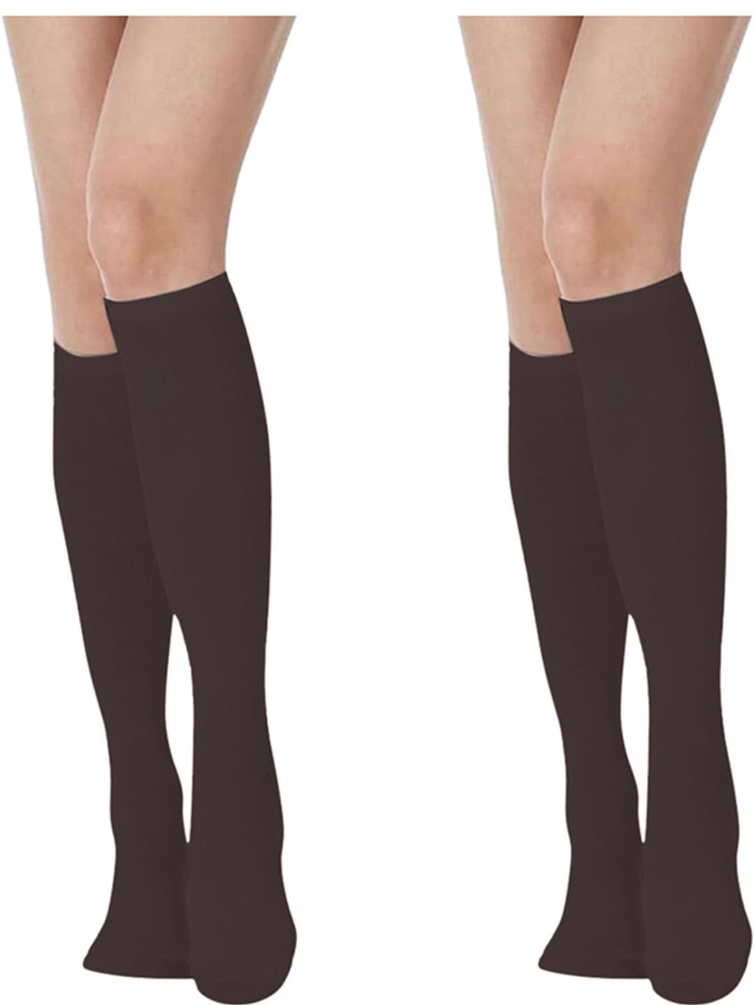 MUKHAKSH Women Brown Socks