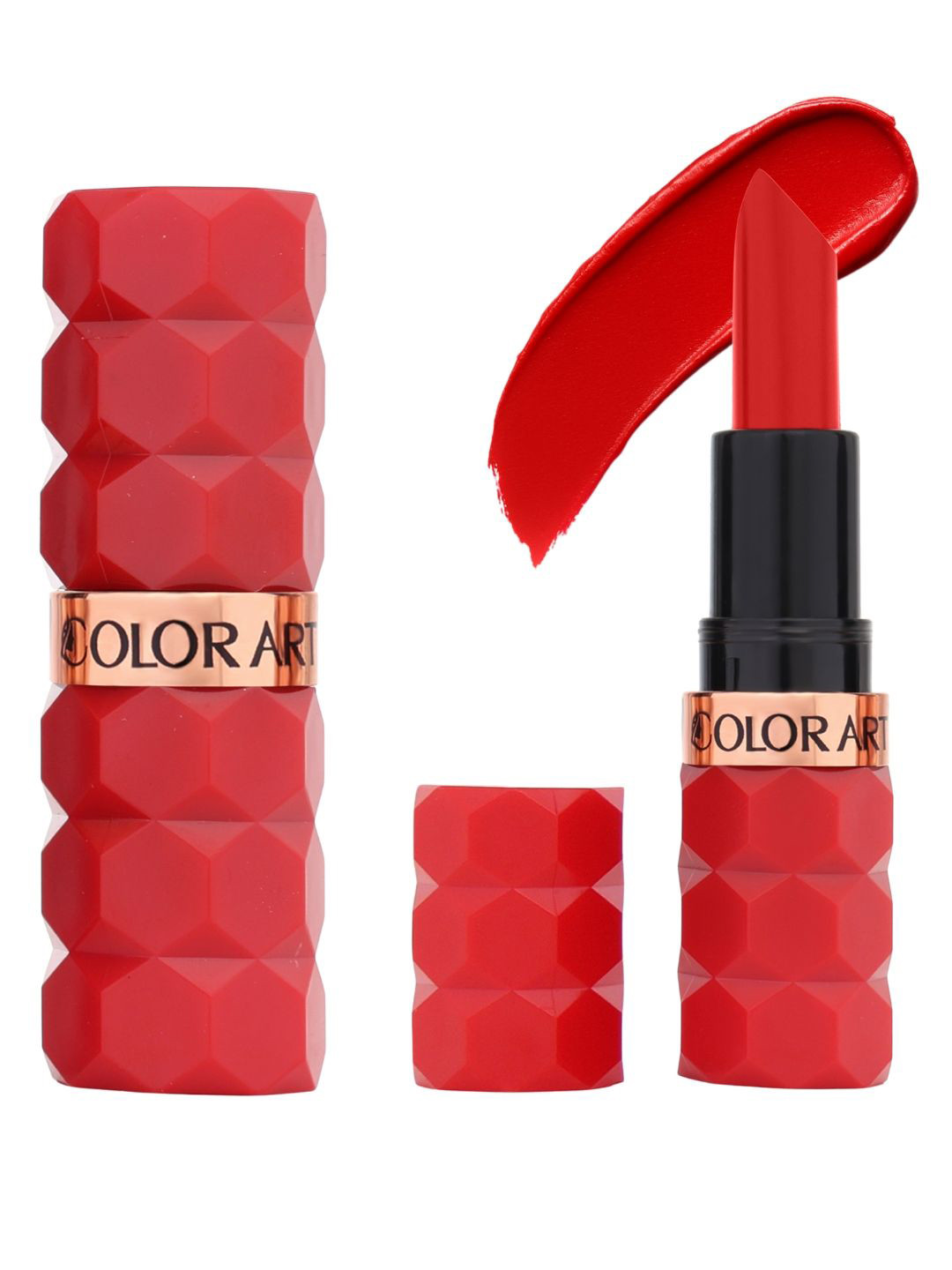Color Art Glossy Matte Long-Lasting Lipstick - 4 g - C95 Dark Red