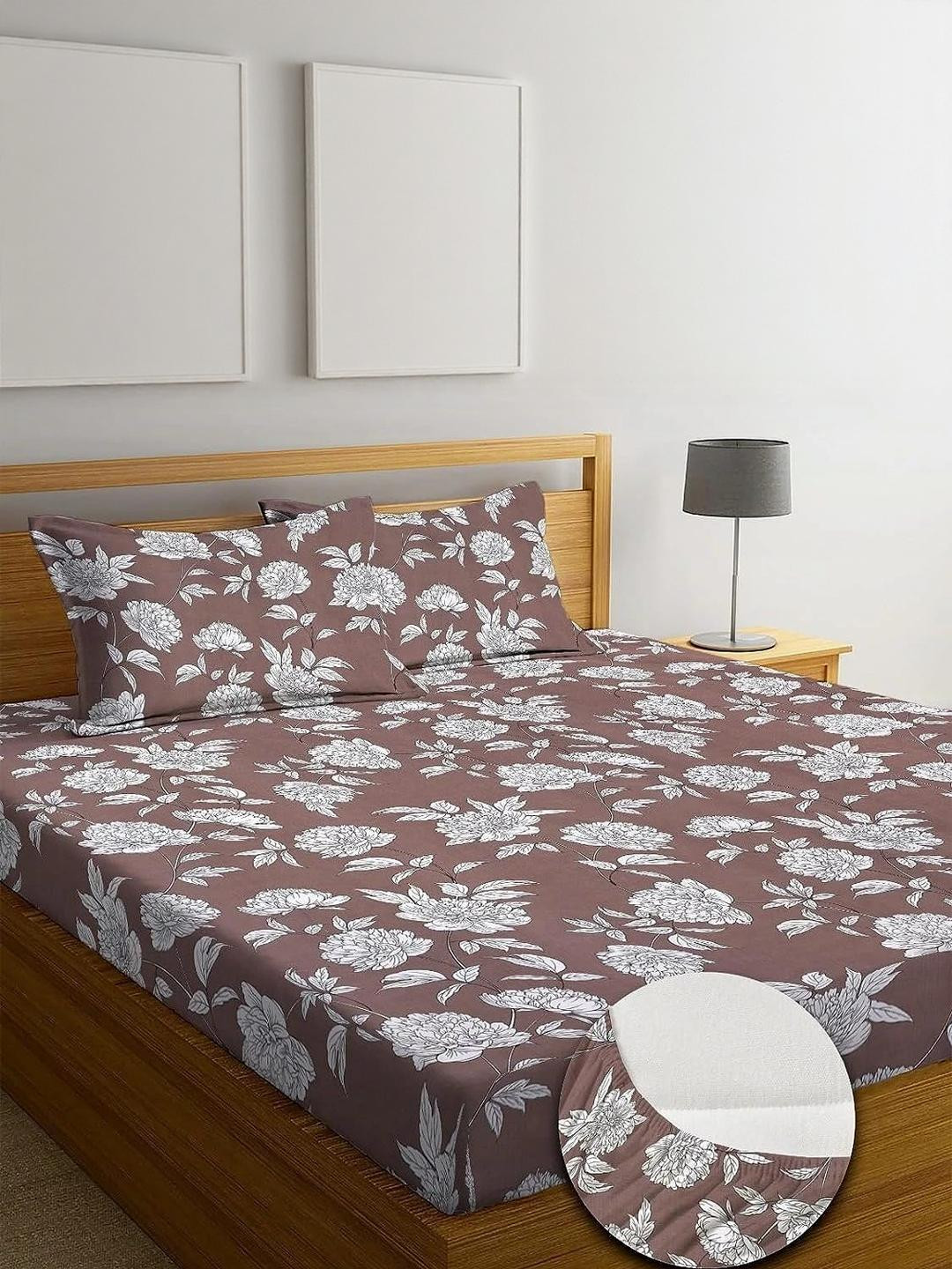 ZCI Unisex Brown Bedsheets