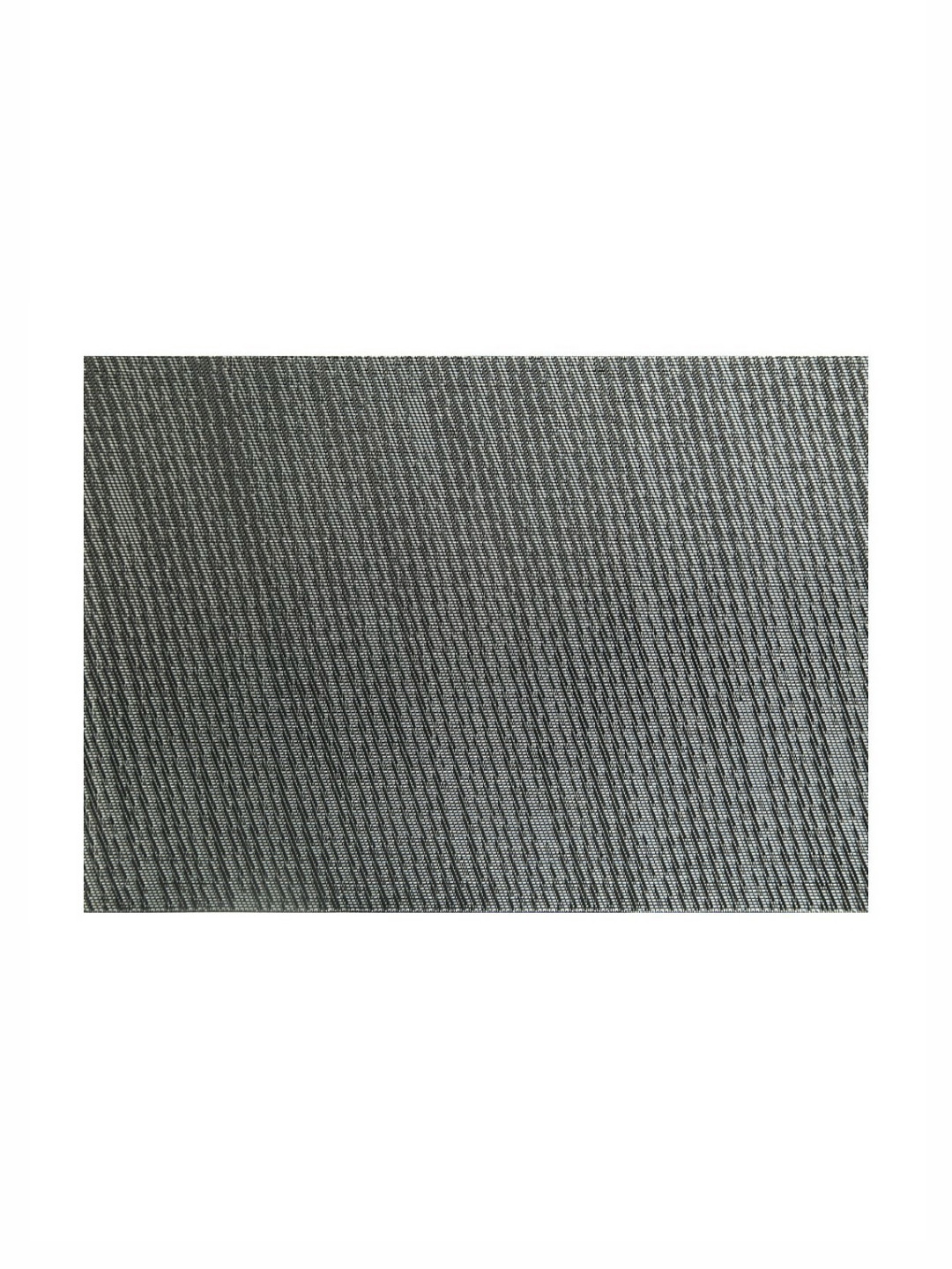 OBSESSIONS 6-Pcs Charcoal Rectangle PVC Waterproof Table Placemats