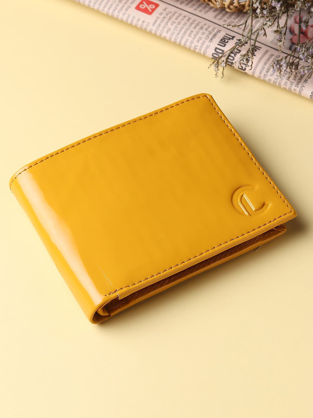 CRAFT LINE Men PU Two Fold Wallet