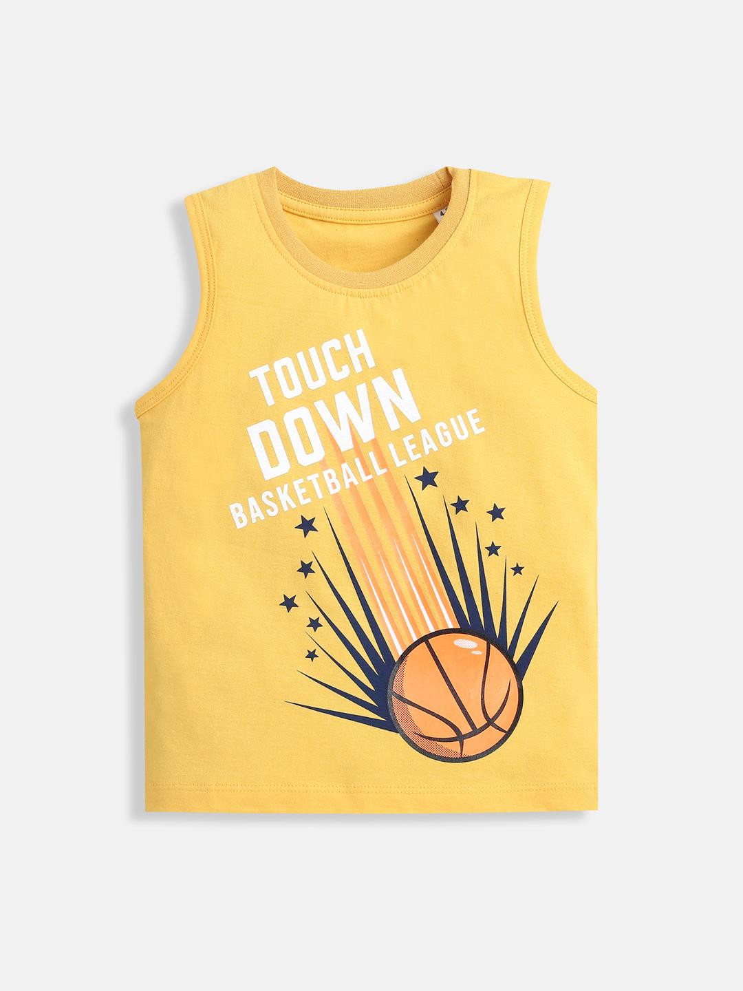 Adorn In Style Boys Yellow Tshirts