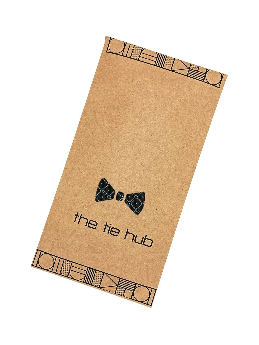 The Tie Hub Men Diamond Dot Printed Broad Tie