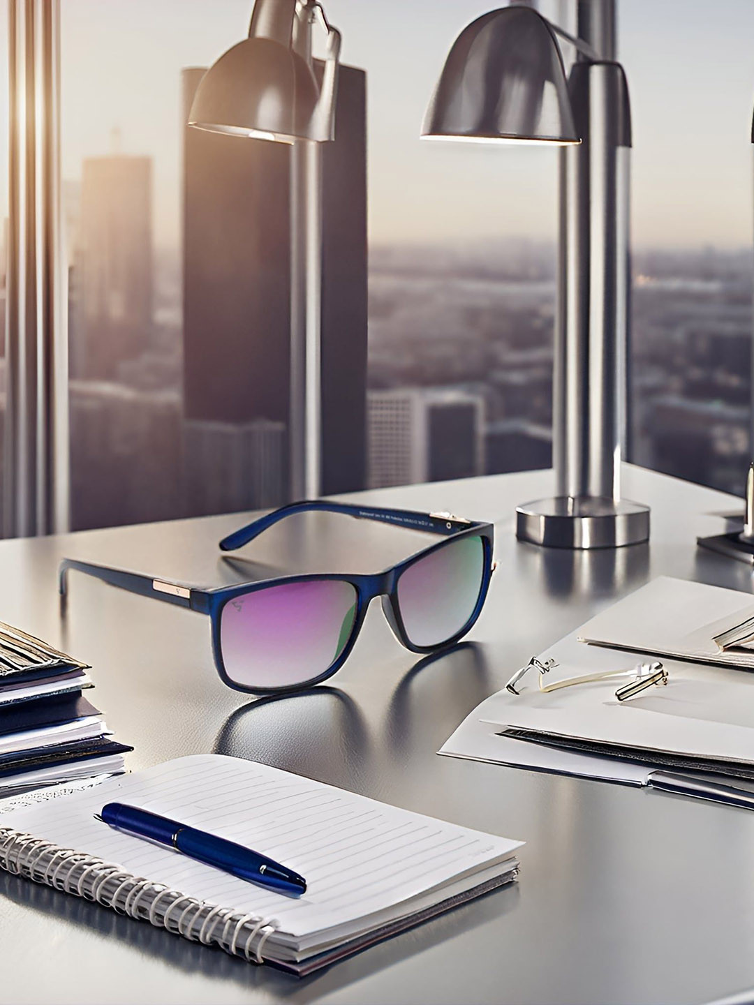 SUNNIES Unisex UV Protected Lens Square Sunglasses SNS-011-C2(I)-Gradient.Multi