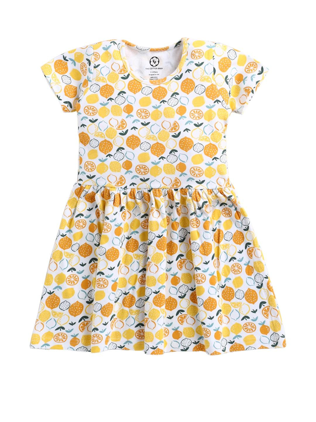 THE COTTON BABY Print A-Line Dress